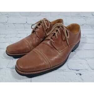 SANDRO MASCOLONI Shoes Mens 11.5 D Brown Leather Dress Cap Toe 17305